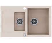 Мойка на полторы чаши KERNAU  KGS H 6080 1,5B1D SAND