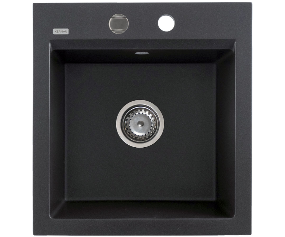 Мийка накладна KERNAU  KGS M 45 1B BLACK METALLIC KGS M 45 1B BLACK METALLIC