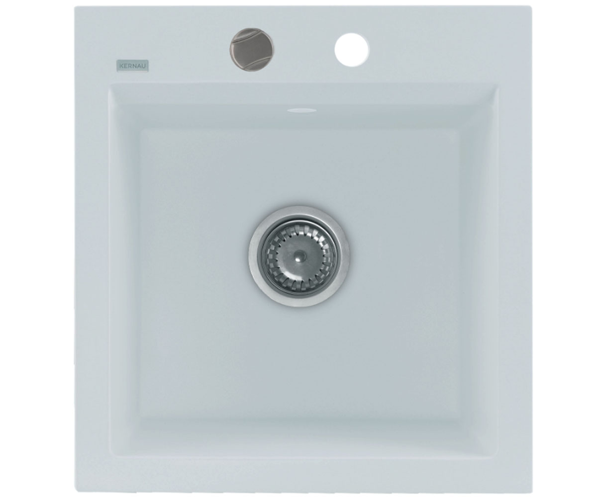 Мийка накладна KERNAU  KGS M 45 1B PURE WHITE KGS M 45 1B PURE WHITE