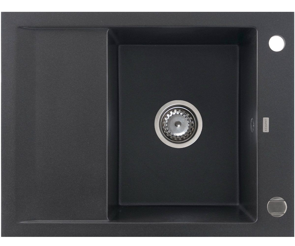 Мийка накладна KERNAU  KGS M 4565 1B1D BLACK METALLIC KGS M 4565 1B1D BLACK METALLIC