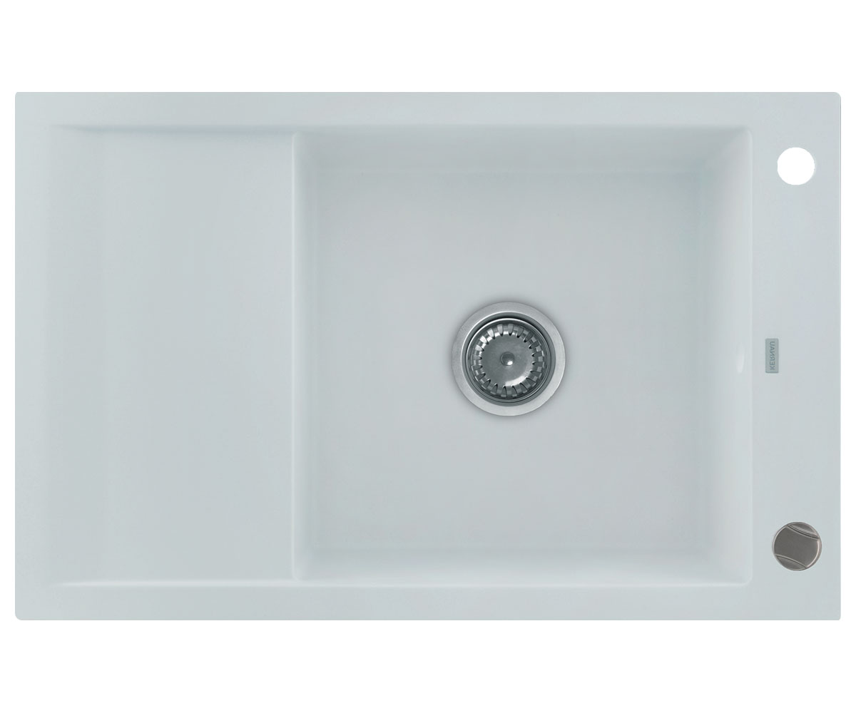 Мийка з крилом KERNAU  KGS M 6078 1B1D PURE WHITE KGS M 6078 1B1D PURE WHITE