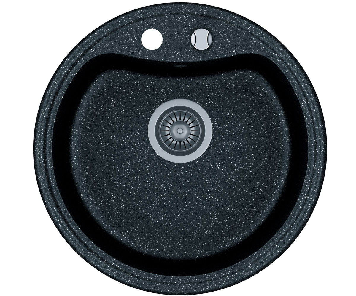 Кругла мийка KERNAU  KGS T 51 1B BLACK METALLIC KGS T 51 1B BLACK METALLIC