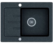 Мойка на столешницу KERNAU  KGS V 4565 1B1D BLACK METALLIC