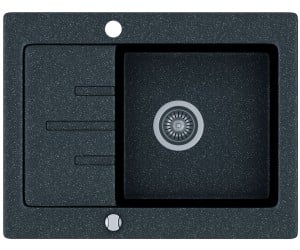 Мийка на стільницю KERNAU  KGS V 4565 1B1D BLACK METALLIC