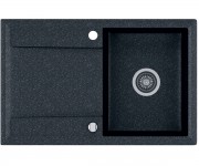 Прямокутна мийка KERNAU  KGS W 45 1B1D BLACK METALLIC