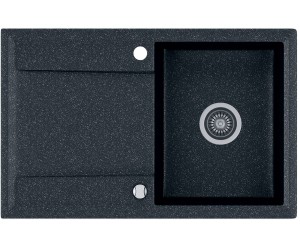 Прямокутна мийка KERNAU  KGS W 45 1B1D BLACK METALLIC