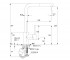 Смеситель с лейкой  KWT 06A PO GRAPHITE:Чертеж 