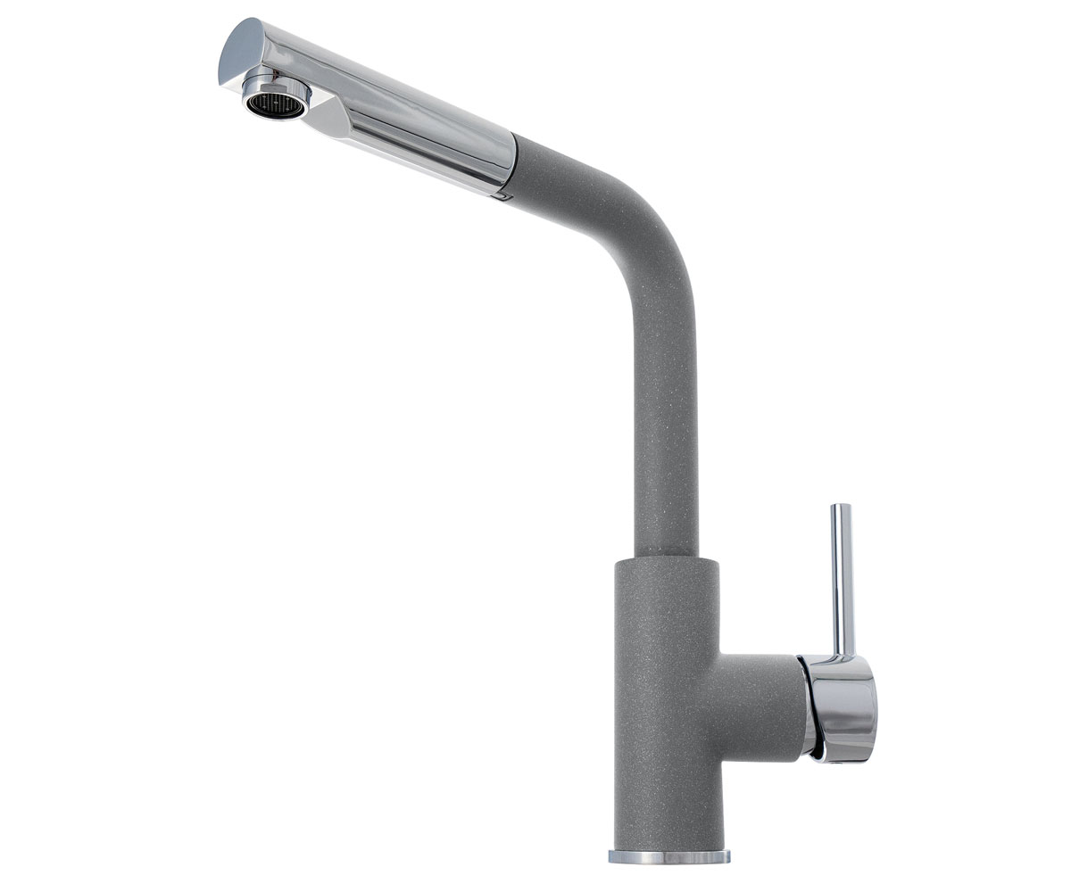 Смеситель с лейкой  KWT 06A PO GREY METALLIC:Фото 3