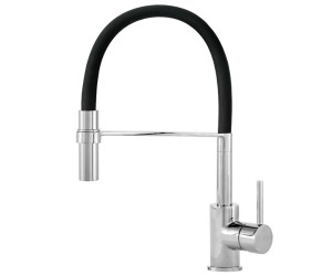 Смеситель с гибким изливом KERNAU  KWT 20 PO CHROME/BLACK