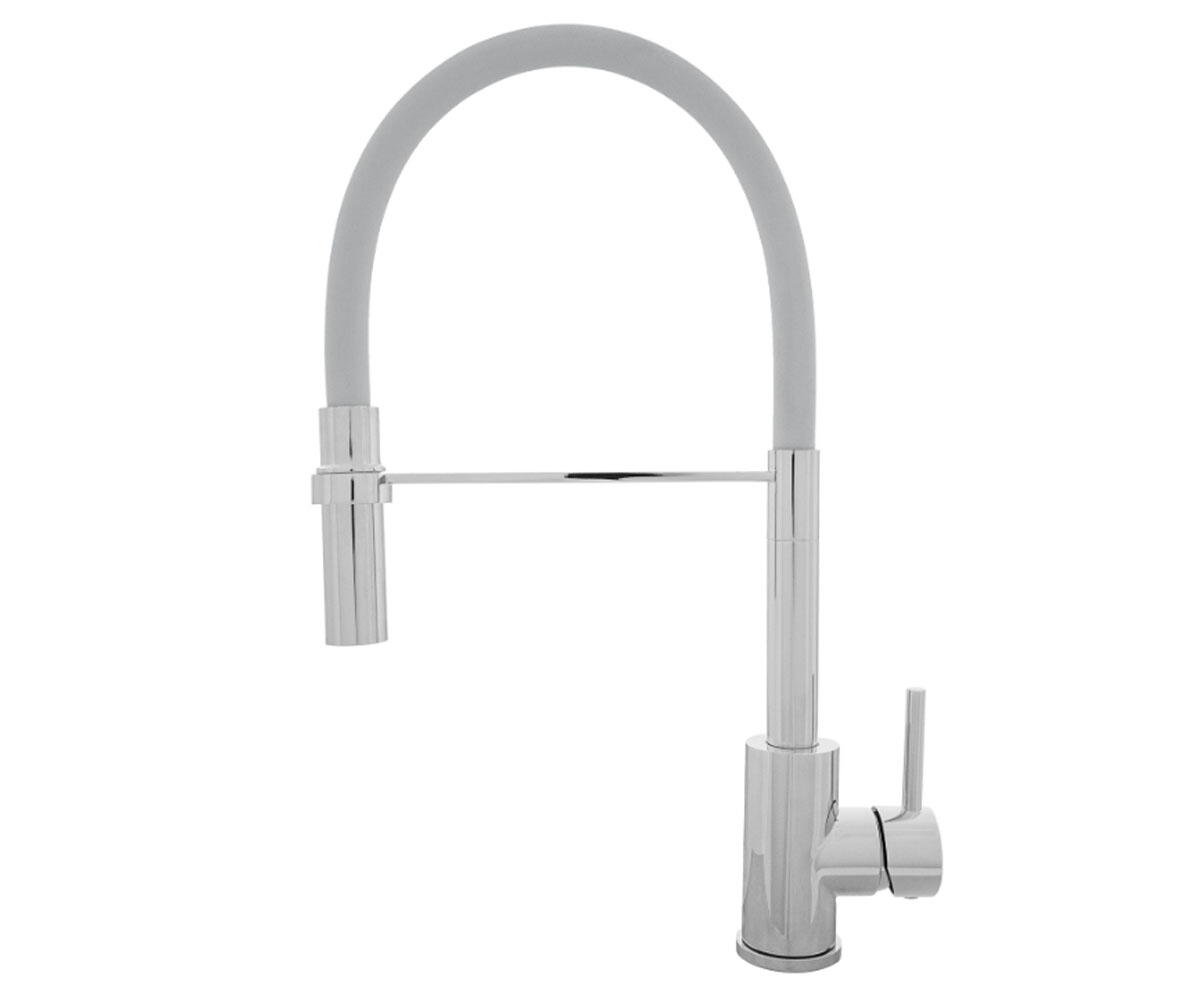 Змішувач з гнучким виливом KERNAU  KWT 20 PO CHROME/GREY KWT 20 PO CHROME/GREY