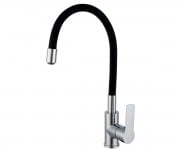 Змішувач з гнучким виливом KERNAU  KWT 24 RUBBER BLACK