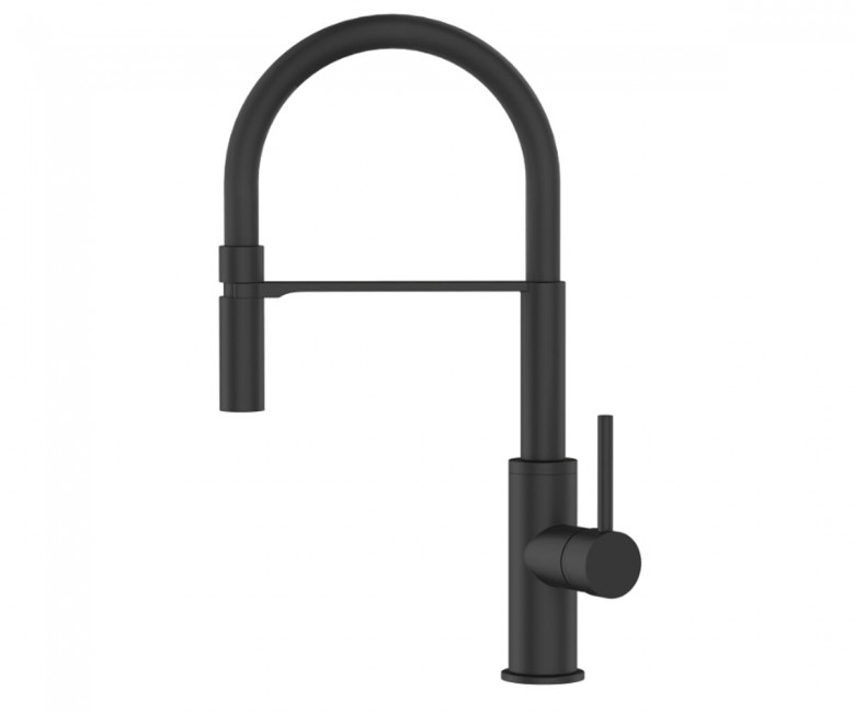 Змішувач з гнучким виливом KERNAU  KWT 26 MATT BLACK KWT 26 MATT BLACK