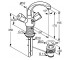 Смеситель для раковины  STANDARD 210370515:Чертеж 