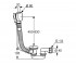 Слив-перелив g 1 1/2  ROTEXA 214040500:Чертеж 