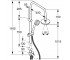 Душевая система  ZENTA DUAL SHOWER SYSTEM 660900500:Чертеж 