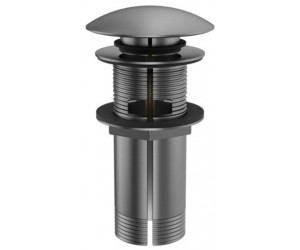 Донный клапан для раковины KOHLMAN CLICK-CLACK GRAPHITE с переливом KOHLMAN  KOREK EG