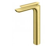 Смеситель для раковины (умывальника) KOHLMAN EXPERIENCE BRUSHED GOLD высокий KOHLMAN  QB170EGDB