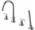 Смеситель для ванны KOHLMAN ROXIN CHROME на борт ванны KOHLMAN  QB240R QB240R