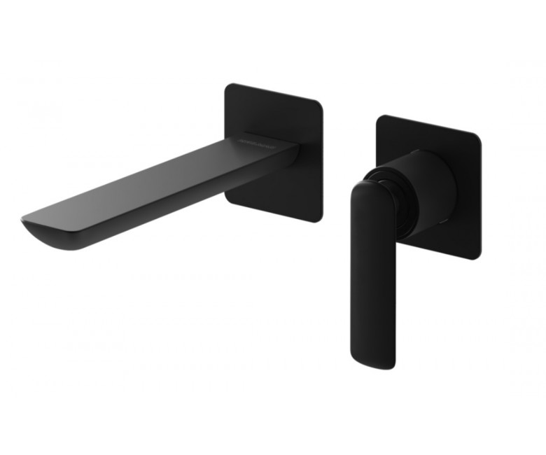 Смеситель для раковины (умывальника) KOHLMAN EXPERIENCE BLACK MATT + BOX скрытого монтажа KOHLMAN  QW180EB QW180EB