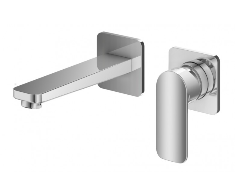 Смеситель для раковины (умывальника) KOHLMAN TEXEN CHROME + BOX скрытого монтажа KOHLMAN  QW180T QW180T