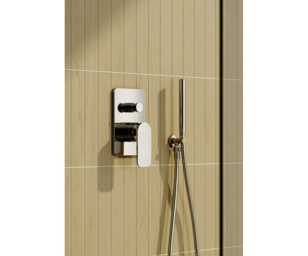Душевая система KOHLMAN WEXPO 30 CHROME + BOX скрытого монтажа  QW210WR30:Фото 4