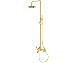 Душевой гарнитур KOHLMAN AXEL GOLD с изливом KOHLMAN  QW277AGD