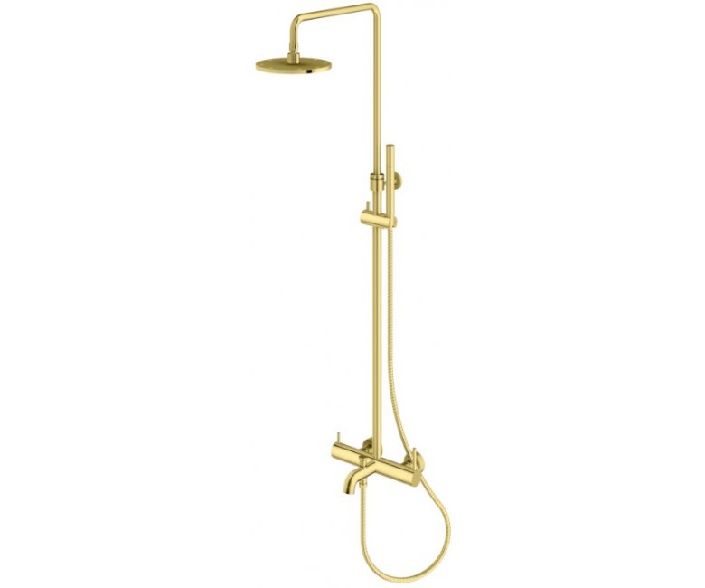 Душевой гарнитур KOHLMAN AXEL GOLD с изливом KOHLMAN  QW277AGD QW277AGD