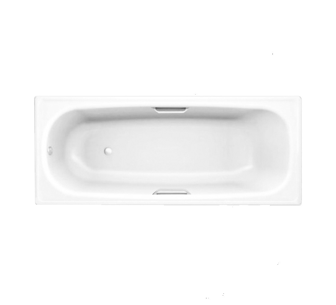 Прямоугольная стальная ванна с anti-slip и отверстиями для ручек KOLLER POOL  B75H8I00E B75H8I00E