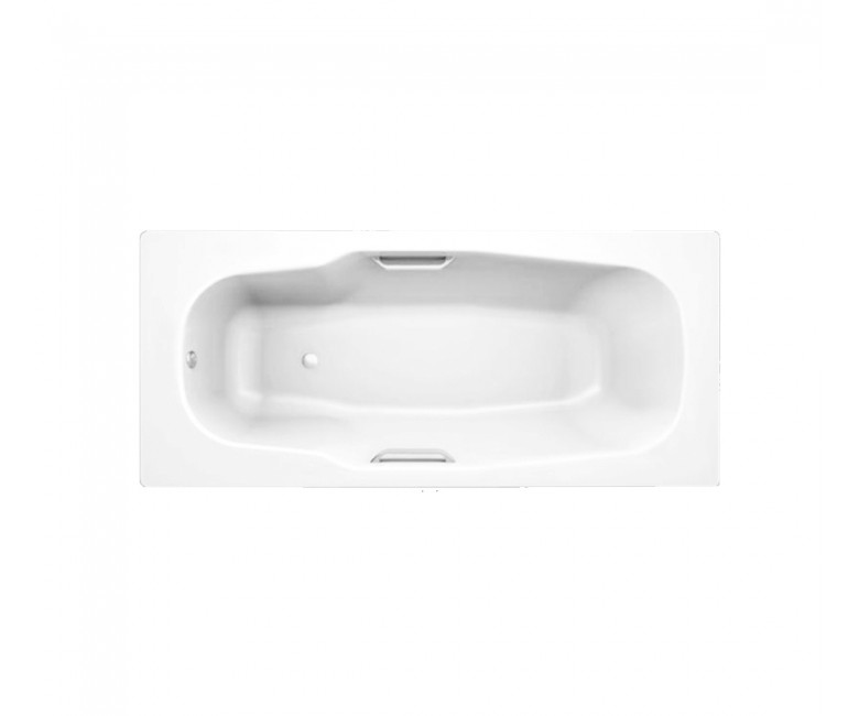 Прямоугольная стальная ванна с anti-slip и отверстиями для ручек KOLLER POOL ATLANTICA B80J8I00E B80J8I00E