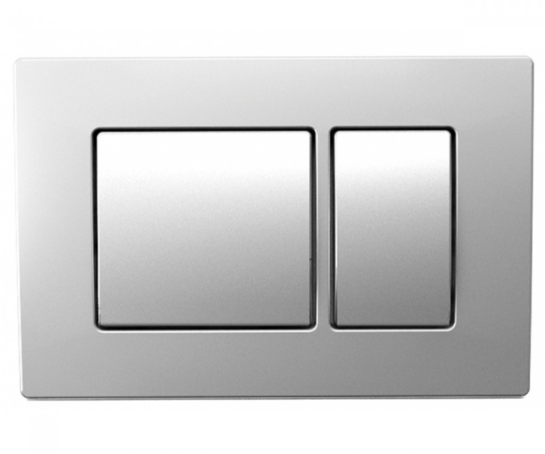 Унітаз подвійний змивний ключ KOLLER POOL KVADRO KVADRO MAT CHROME KVADRO MAT CHROME