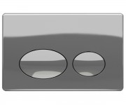 Клавіша подвійного змиву Chrome KOLLER POOL  ROUND CHROME