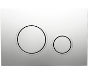 Подвійна клавіша змиву KOLLER POOL TWIN TWIN CHROME