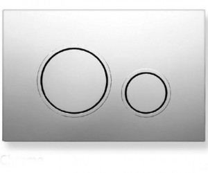 Клавіша змиву KOLLER POOL  TWIN MAT CHROME