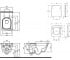 Унитаз с крышкой микролифт  MODO L33120000+L30112000:Чертеж 