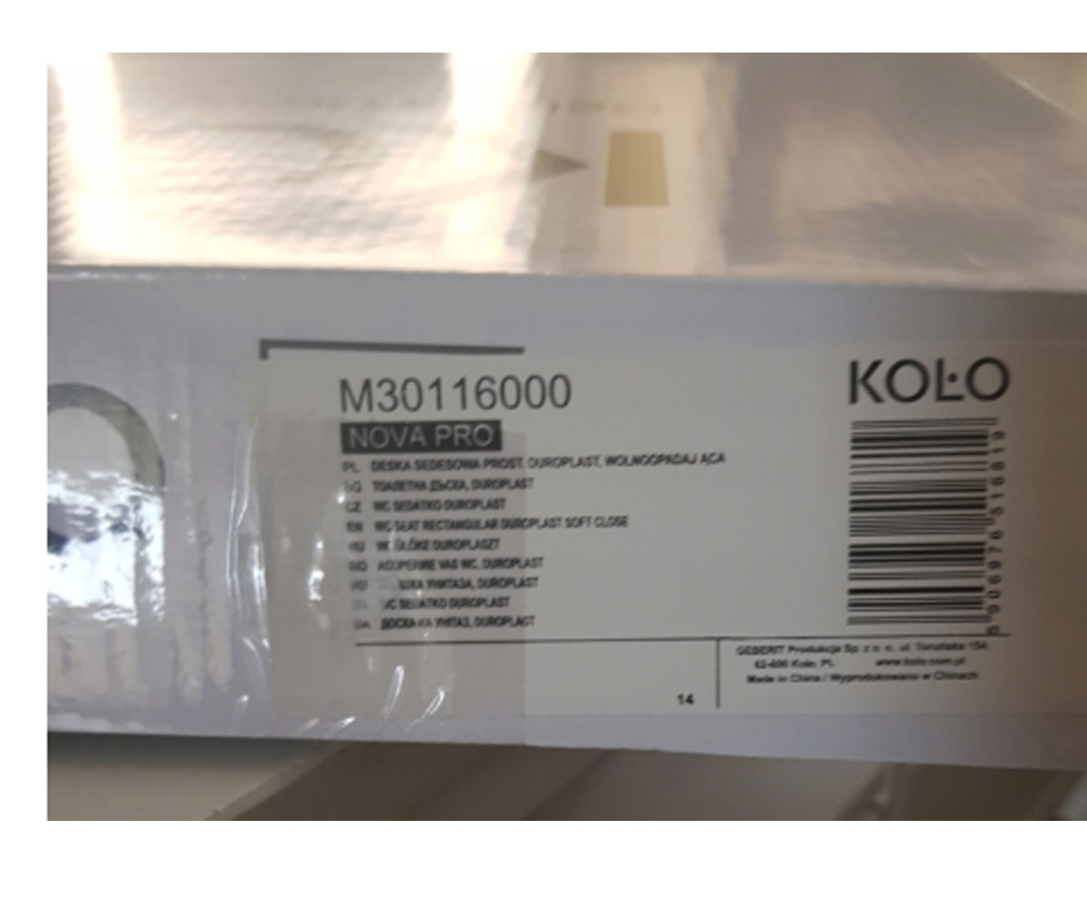 Сиденье для унитаза soft-close  NOVA PRO M30116000:Фото 4