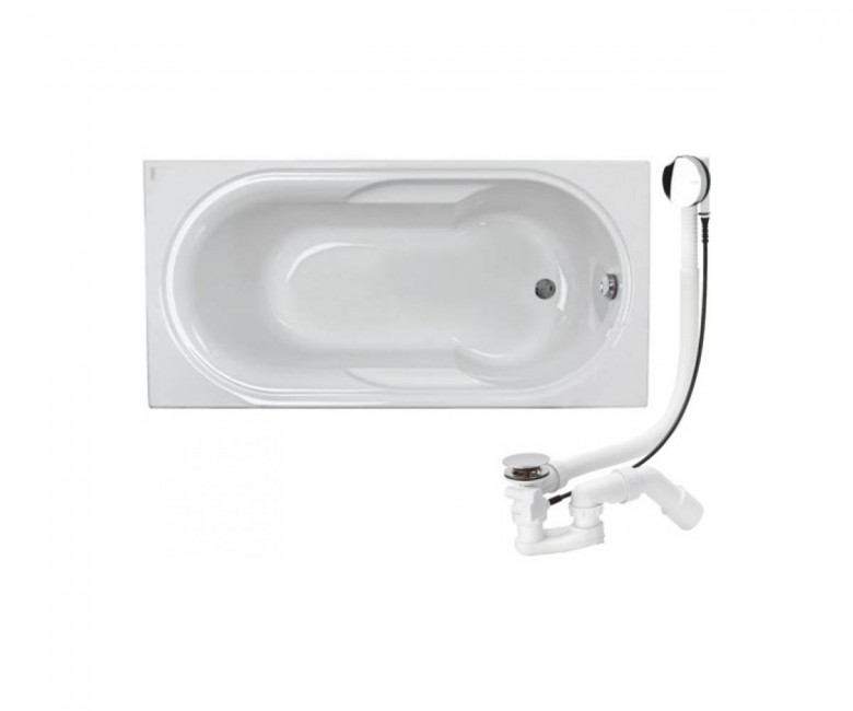 Ванна пристеннная + сифон KOLO LAGUNA XWP0350000+285357 XWP0350000+285357