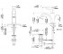 Смеситель для умывальника  ARCUS FUS-1011-SN:Чертеж 