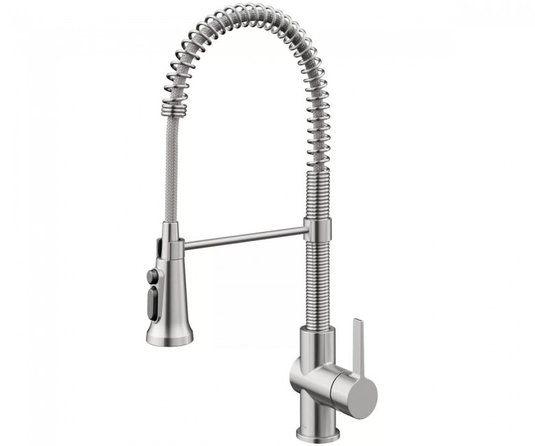Змішувач для кухні з висувним виливом KRAUS KFF-1691SFS 2-IN1 KFF-1691SFS 2-IN1