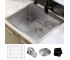 Стальная мойка с аксессуарами  STANDART PRO KHT301-25:Фото 2