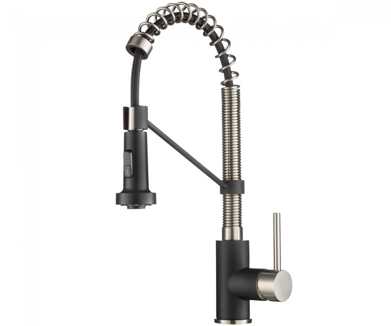 Змішувач із пружиною KRAUS BOLDEN KPF-1610SFS-MB KPF-1610SFS-MB