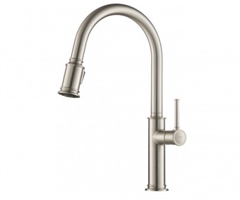 Змішувач кухонний висувний  KRAUS KPF-1680-SS