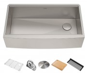 Сталева кухонна мийка KRAUS KWF210-33