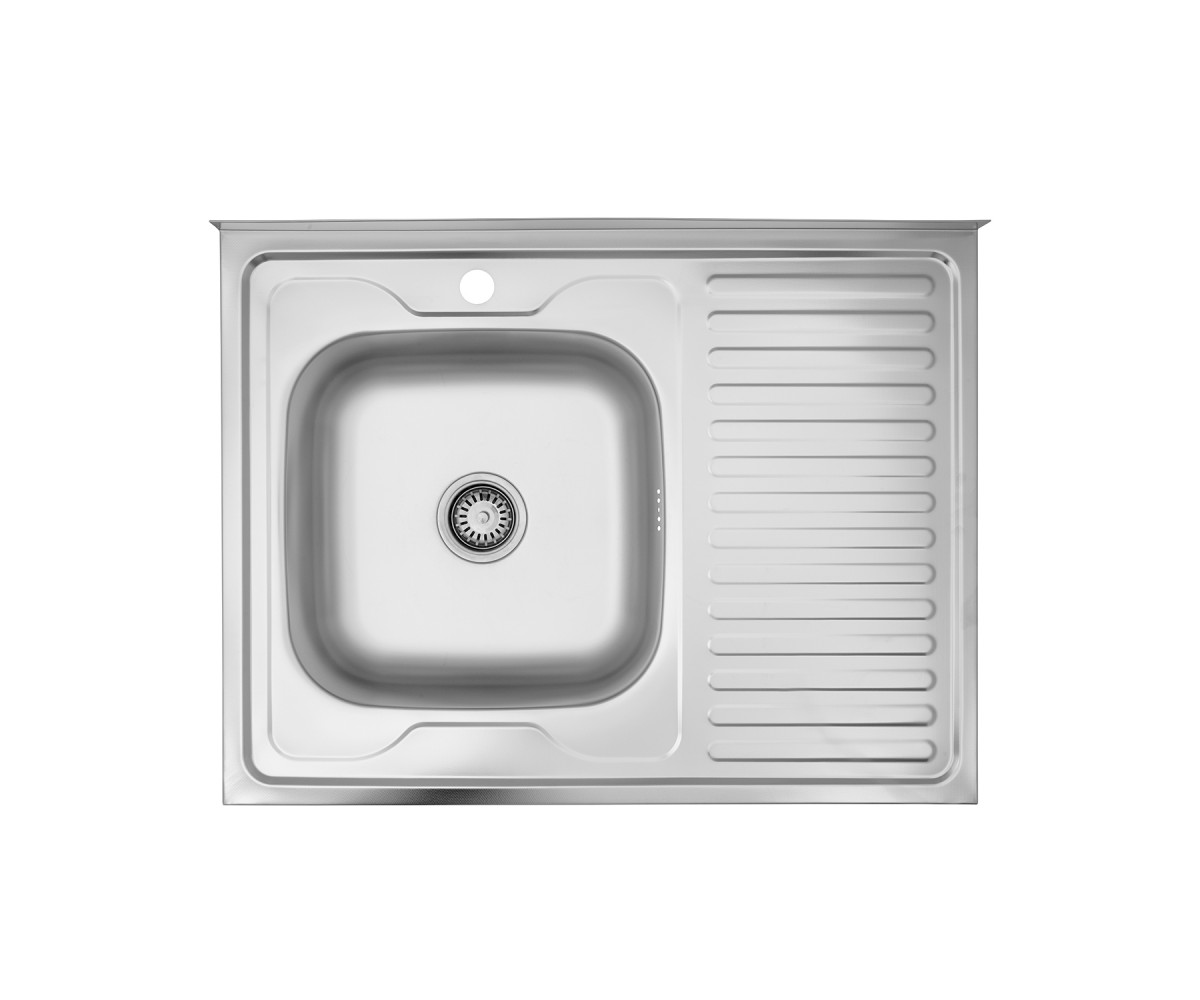 Накладна мийка ліва KRONER  DEKOR-6080L 06160 DEKOR-6080L 06160