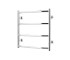 Крона KRP Diva WT500x500-4 сушарка для рушників KRONER  DV-WT50X50-4 DV-WT50X50-4