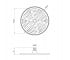 Лійка для верхнього душу Kroner Element 2801532901Z-0101  ELEMENT 2801532901Z-0101:Чертеж 