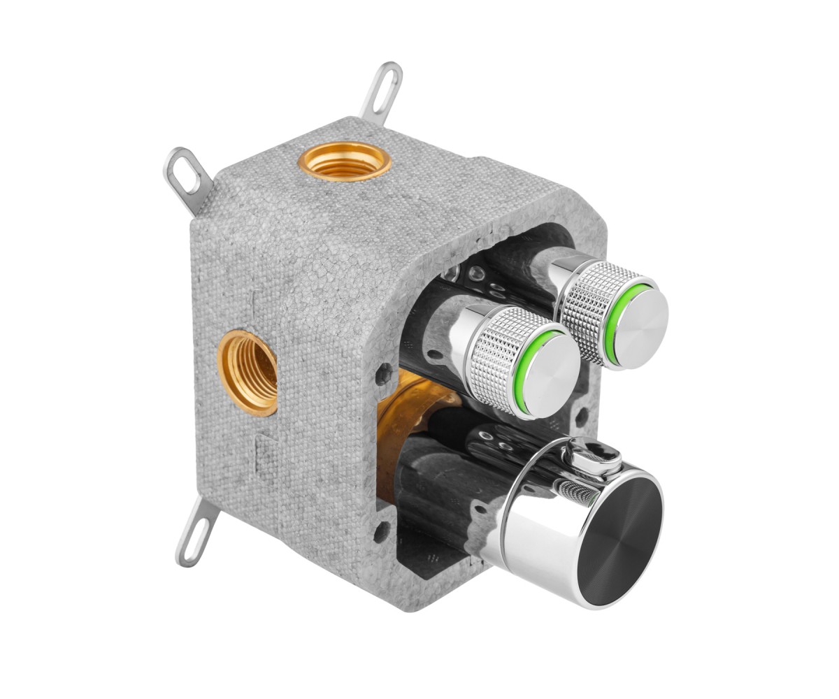Душова система прихованого монтажу термостатична Kroner Element Thermo 211461-0101  ELEMENT THERMO 211461-0101:Фото 14