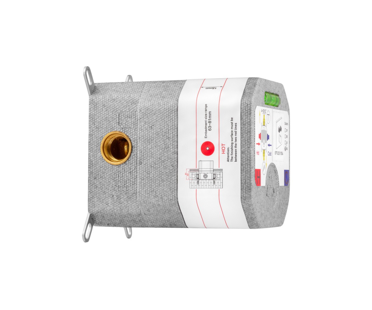 Душова система прихованого монтажу термостатична Kroner Element Thermo 211461-3801  ELEMENT THERMO 211461-3801:Фото 12