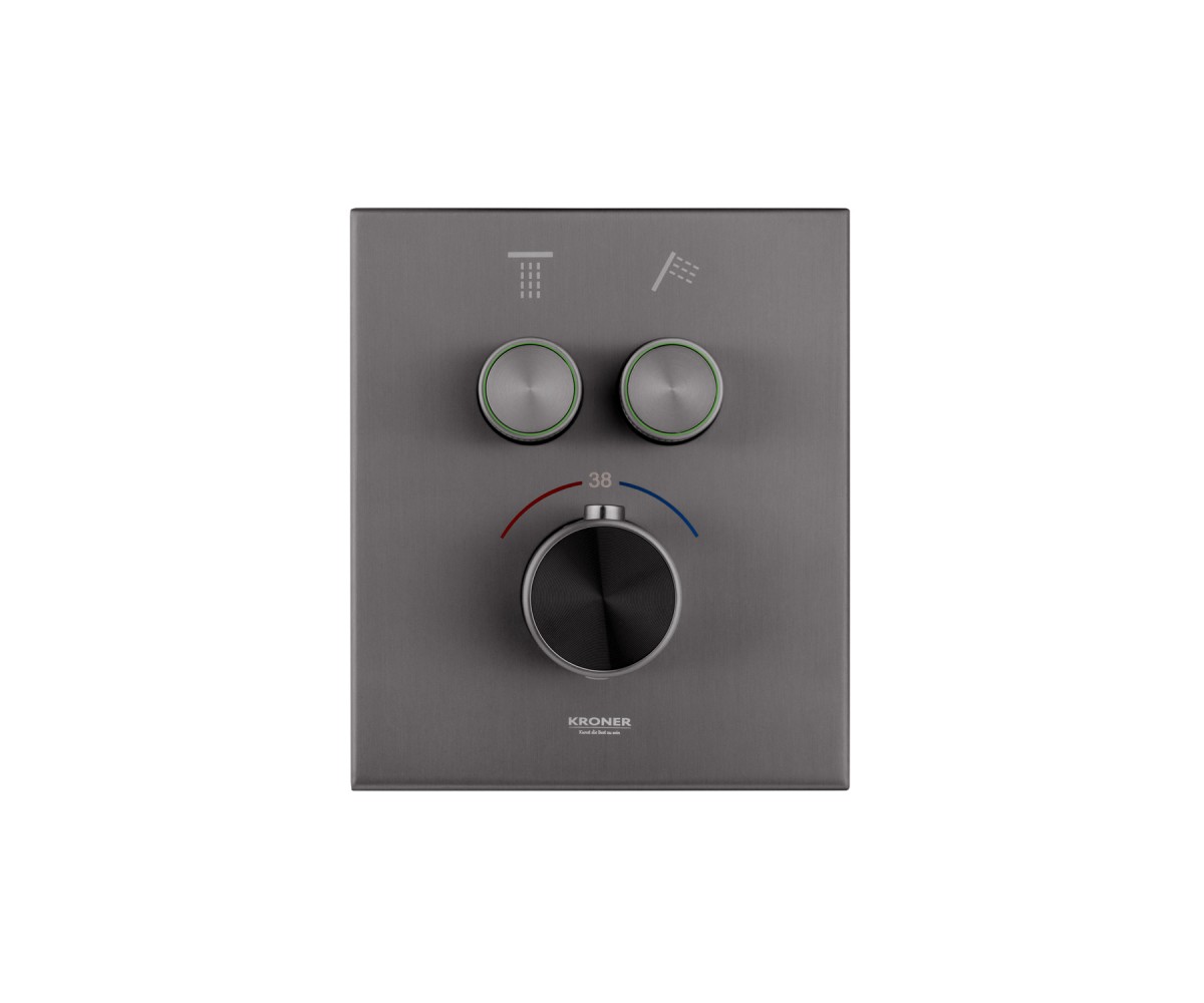 Душова система прихованого монтажу термостатична Kroner Element Thermo 211461-5301  ELEMENT THERMO 211461-5301:Фото 2