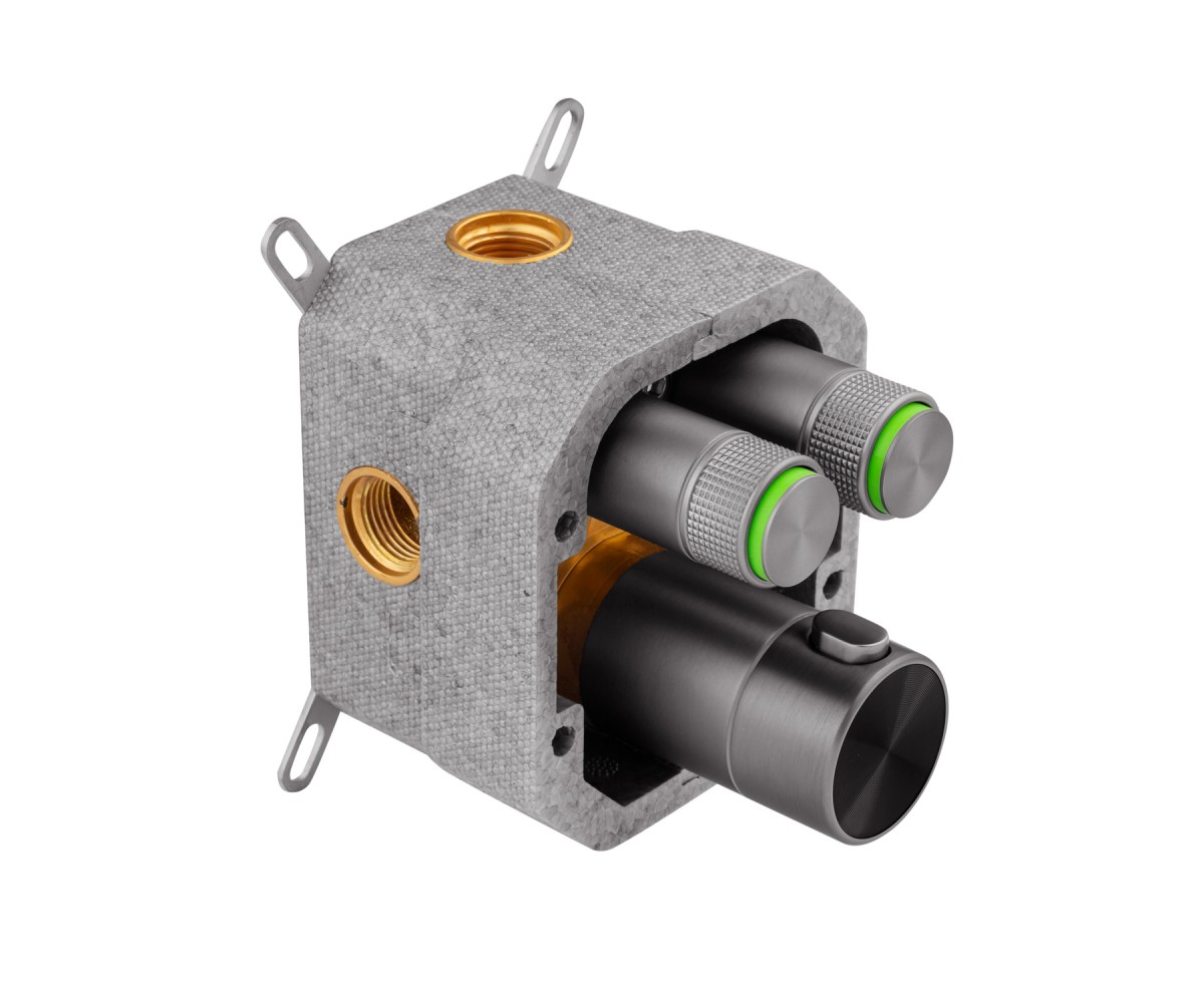 Душова система прихованого монтажу термостатична Kroner Element Thermo 211461-5301  ELEMENT THERMO 211461-5301:Фото 14