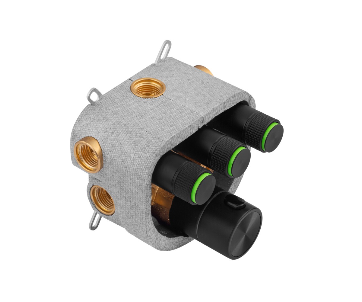 Душова система прихованого монтажу термостатична Kroner Element Thermo 211462-3801  ELEMENT THERMO 211462-3801:Фото 12